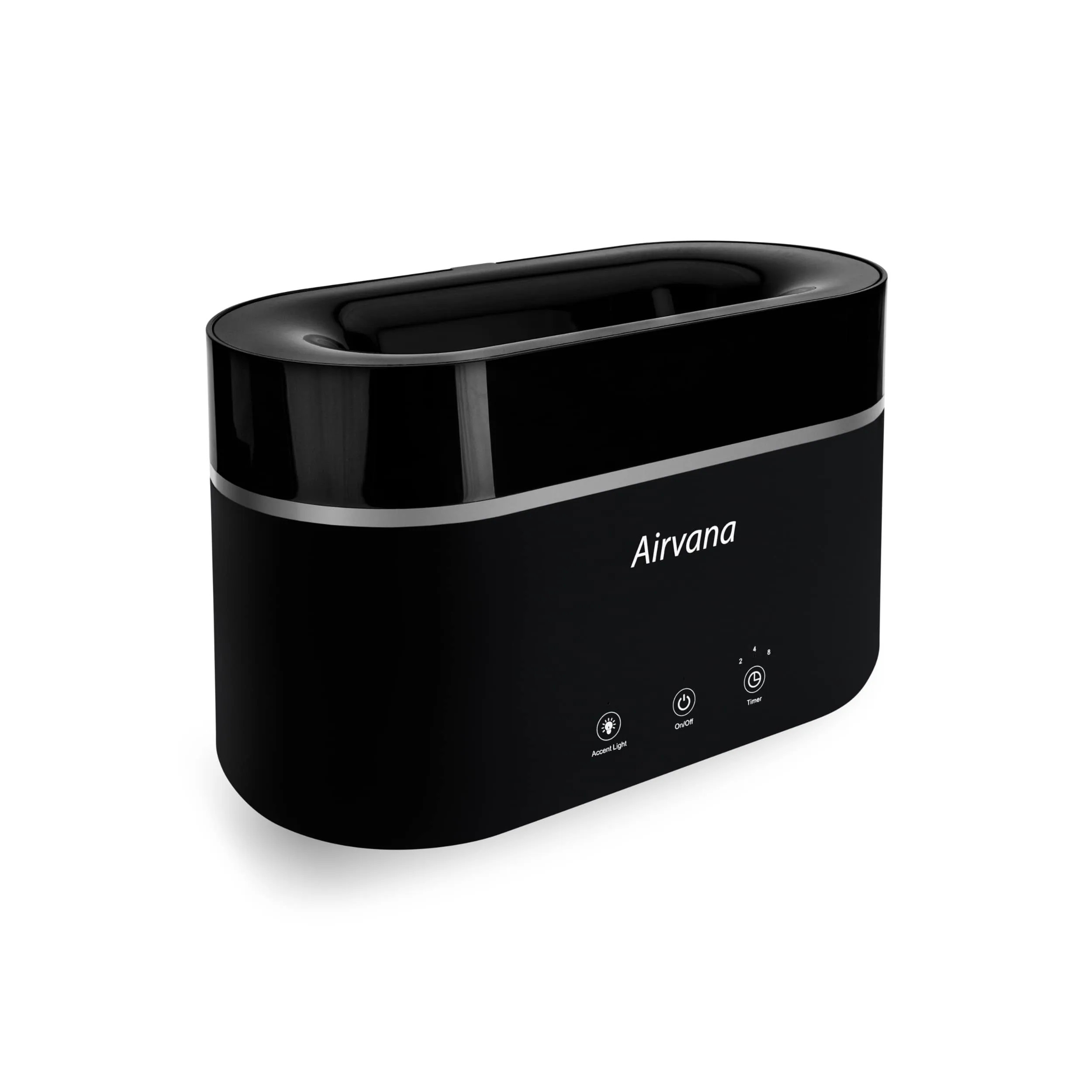 Airvana AquaFlame Ultrasonic Tabletop Humidifier .20 Gal Capacity and Coverage up to 72 Sq. Ft. - Black one_size | AV350HUM-BLK | Lowe's