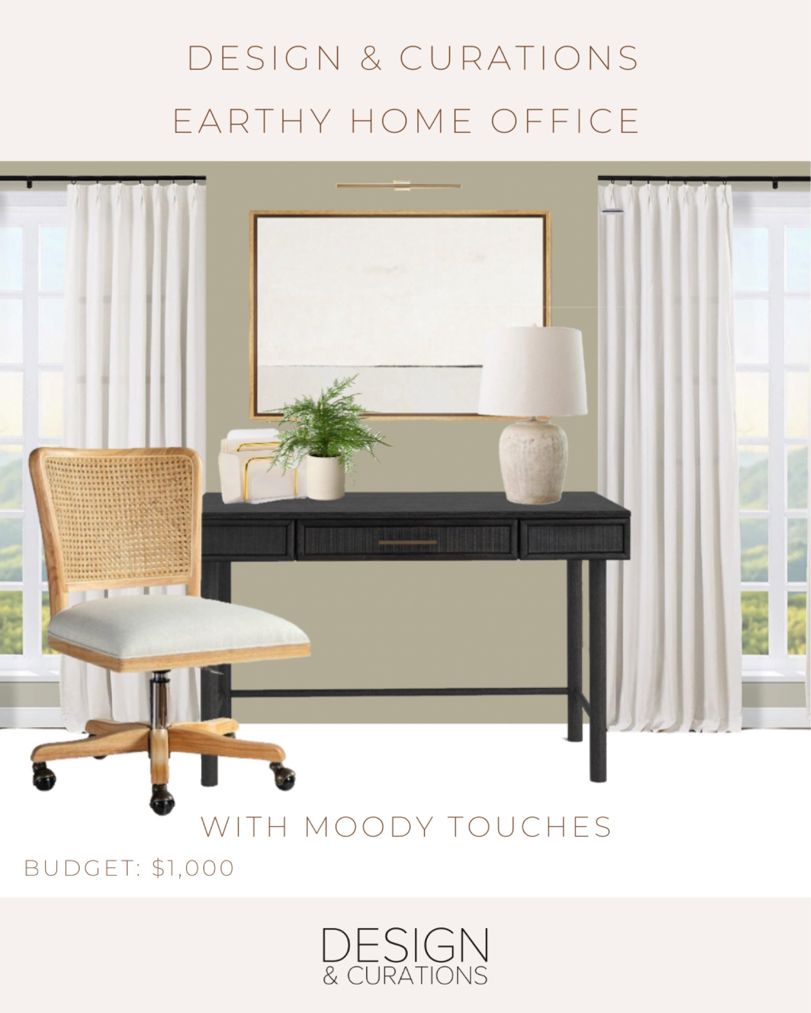 Affordable home office! Total budget $1000!
Furniture and decor sourced from Target and Wayfair! 
Home office, rustic, rattan details, decor and furniture. Let’s update our homes!

#LTKFind #LTKhome