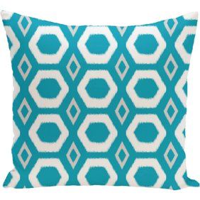 Simply Daisy 16" x 16" Geometric Decorative Outdoor Pillow | Walmart (US)