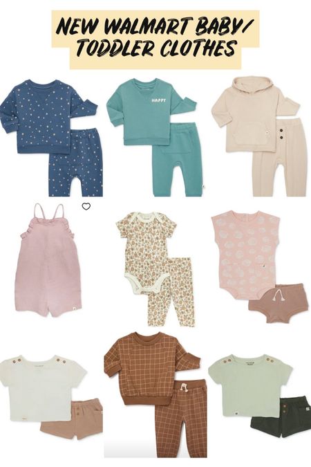 New baby and toddler clothes at Walmart! 

#LTKBacktoSchool #LTKkids #LTKbaby