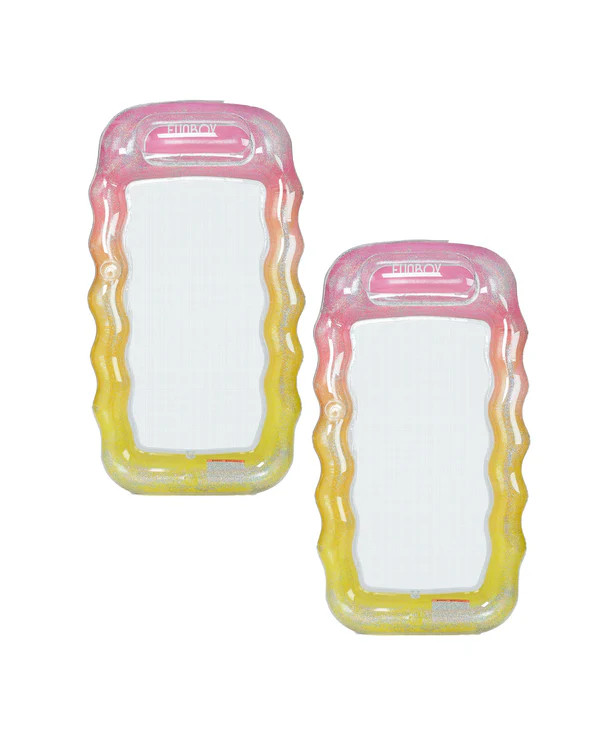 Glitter Ombre Mesh Lounger - 2 Pack | FUNBOY