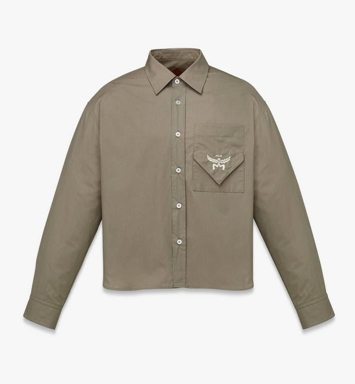 Logo Embroidery Long Sleeve Shirt | MCM (US)