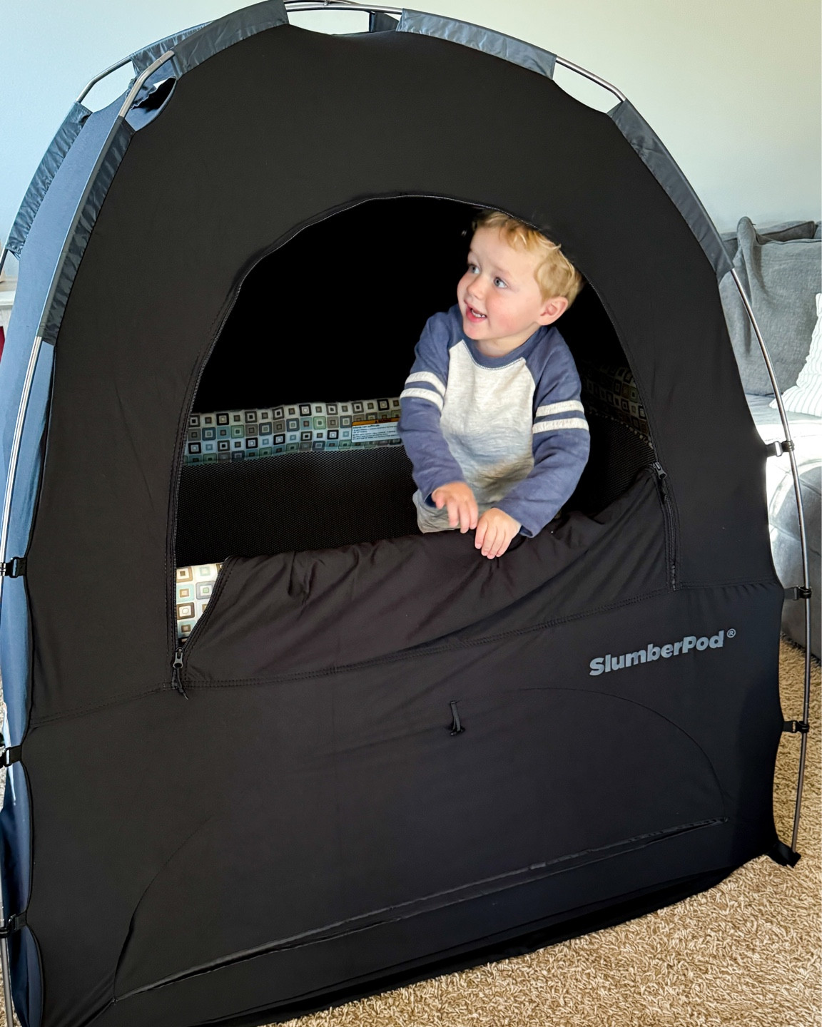 SlumberPod is a must have for any family with littles that travel! It allows you to share a room and still get some sleep. You can see how easy it is to set up, we put it over our pack-n-play for Luke. With a stretchy and breathable fabric, it blocks 90% of light. And it packs down so small so it’s easy to take everywhere! There are also pouches built in for a baby monitor and fan. We borrowed one a few years ago for our vacation and it was an actual lifesaver, I’m so excited to have this for more upcoming travel! 

SlumberPod will fit over playards, mini cribs, toddler cots and inflatable mattresses - check their site for full compatibility! Watch my stories for more details and features!! 

#LTKbaby #LTKkids #LTKtravel