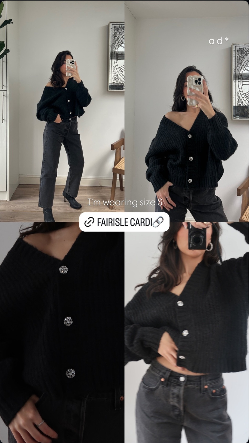 Levis cardigan, fair isle cardigan, black cardigan, levis jeans, levis

#LTKwinter #LTKeurope #LTKuk