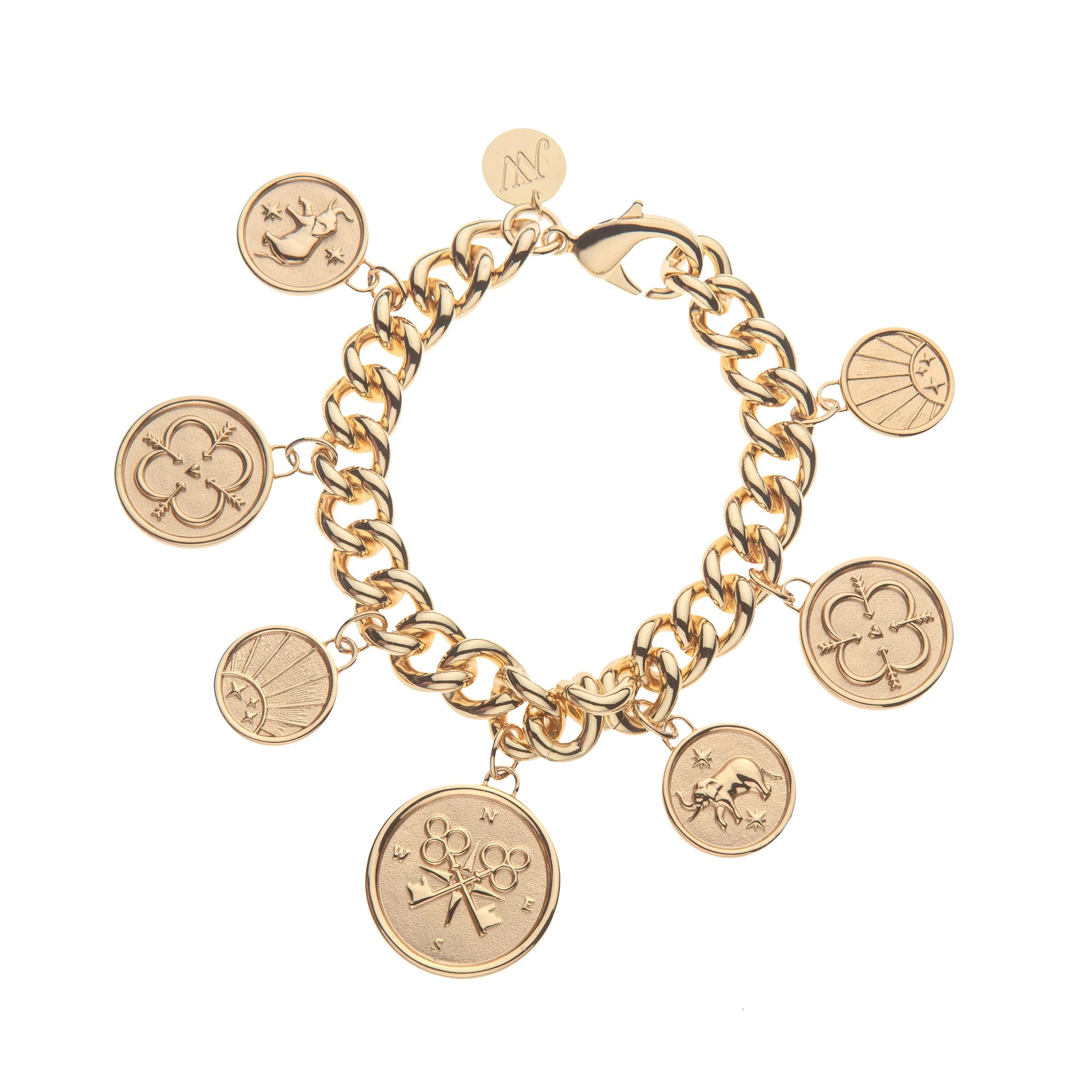 LUCKY Lost Treasure Coin Bracelet | Monarch Market