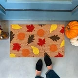 Fall Halloween Thanksgiving Doormat Happy Fall Home Decorations, Non-Slip Welcome Mats for Front ... | Walmart (US)