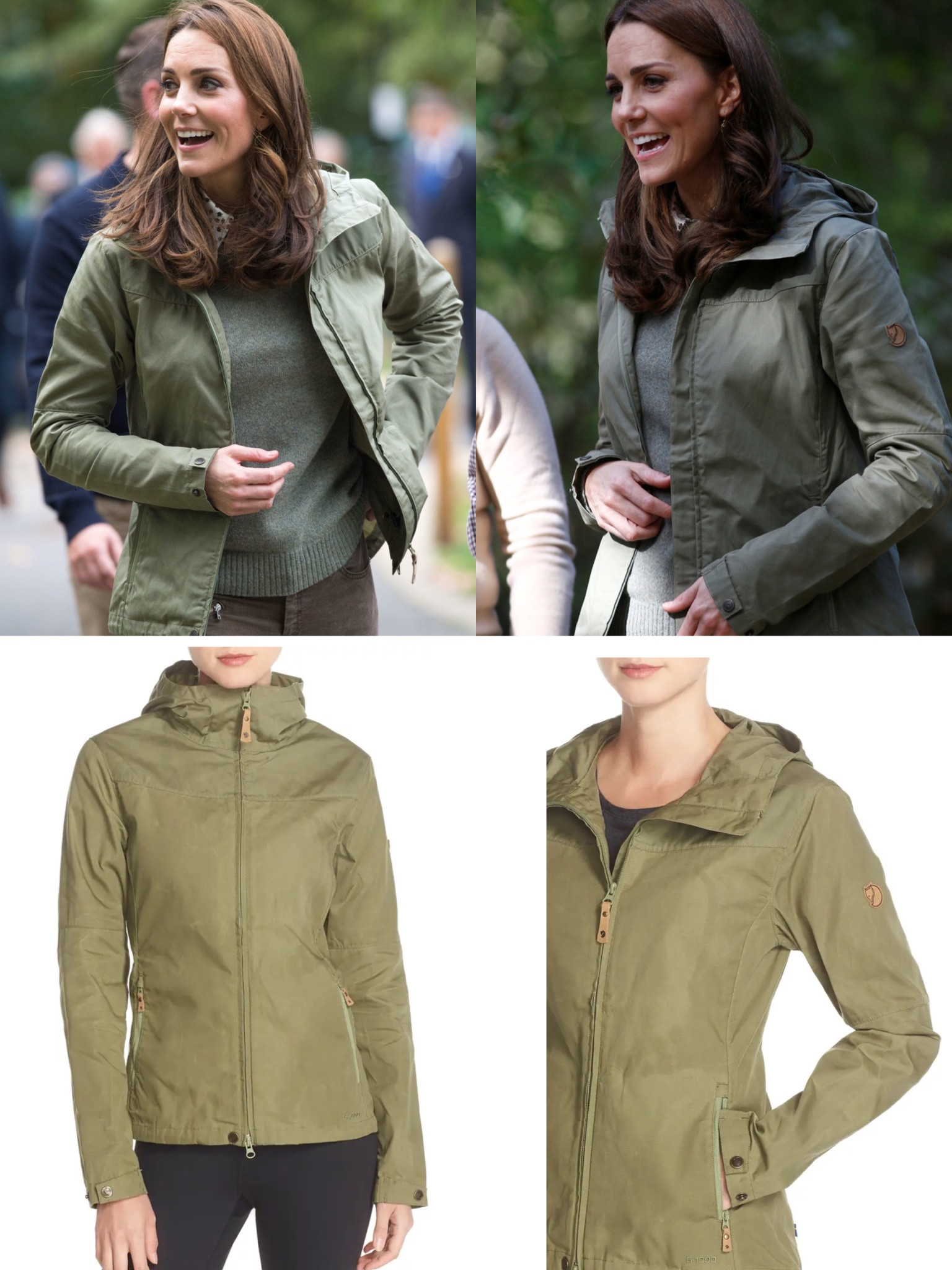 Kate wearing Fjallraven Stina jacket #rain #coat 

#LTKeurope