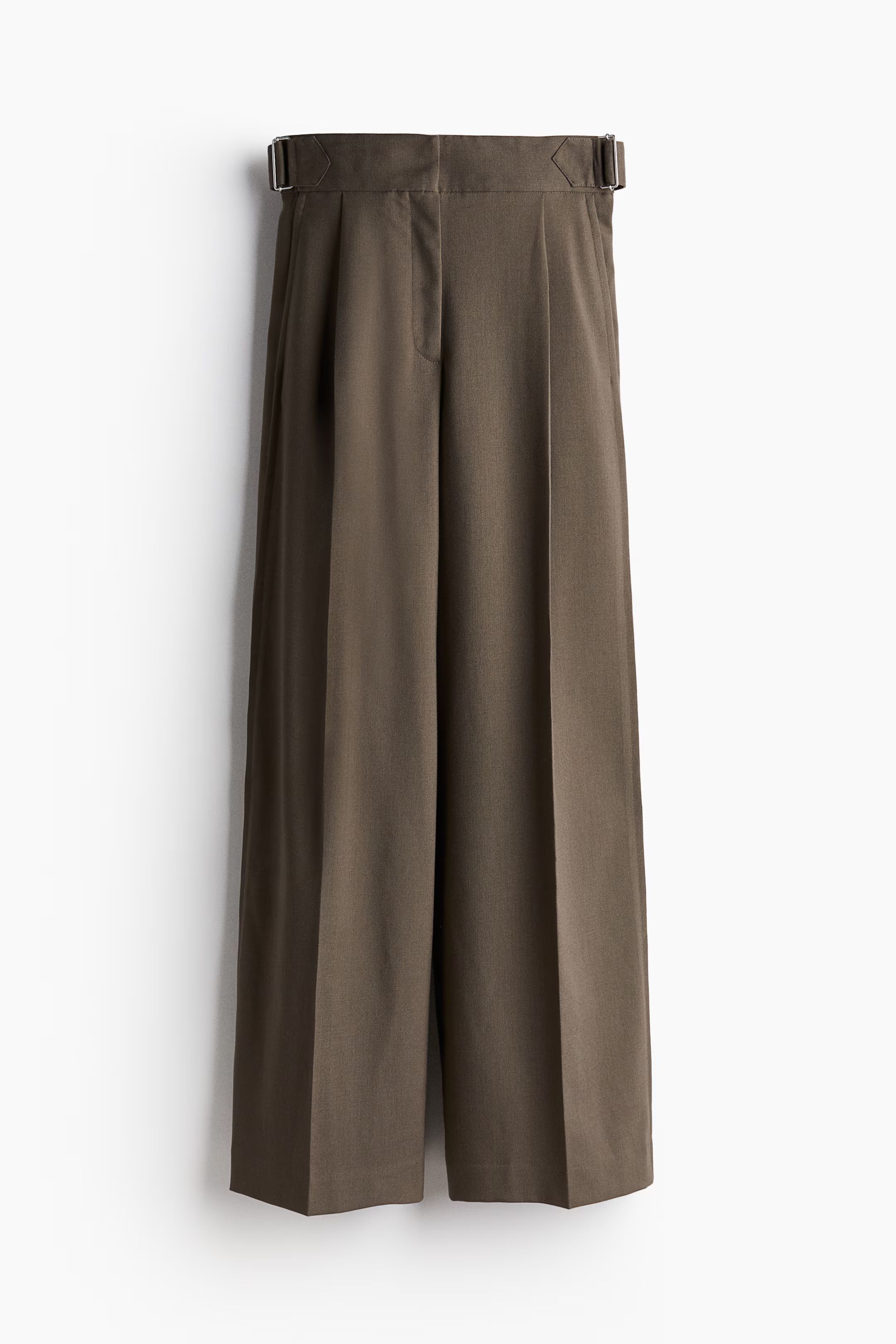 Wide-Leg Twill Pants | H&M (US + CA)