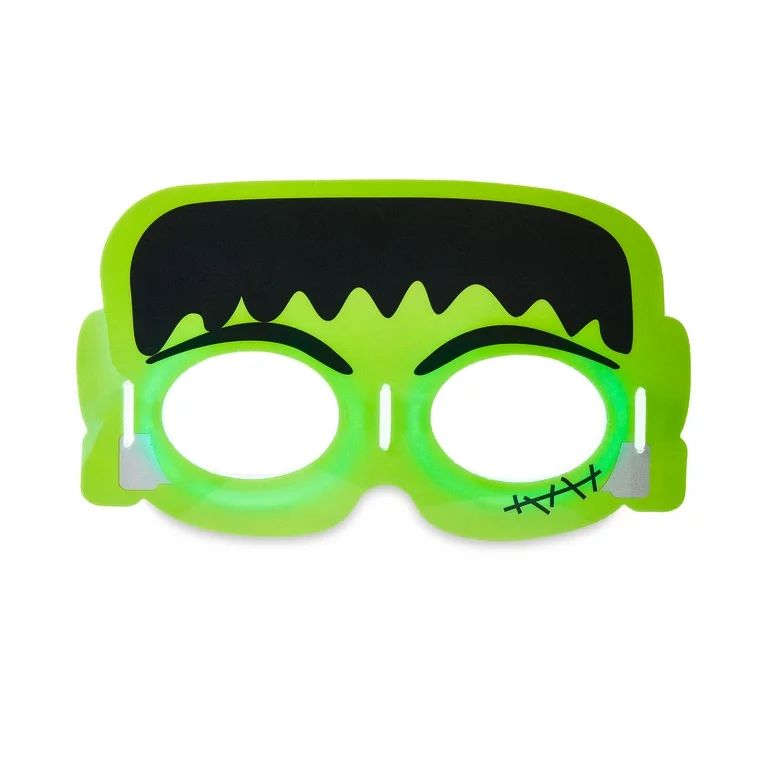 Halloween 0.07lb Child and Teen Unisex Green Glow Mask , Way to Celebrate,Length 8.8in,Width 1in,... | Walmart (US)
