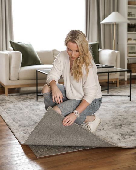 My # 1 design secret weapon!!

Does this ever happen to you? 👉🏻 You find the perfect area rug for your living room or doormat for your front door, but they slip and slide all over the place instead of staying where you put them? Me too, friend. Me too. SO annoying.

I’ve wasted money on every kind of rug tape and pad you can imagine, and nothing worked (especially when the dogs get the zoomies 😒) UNTIL I tried this… total game changer and frustration saver!!

#LTKhome #LTKstyletip