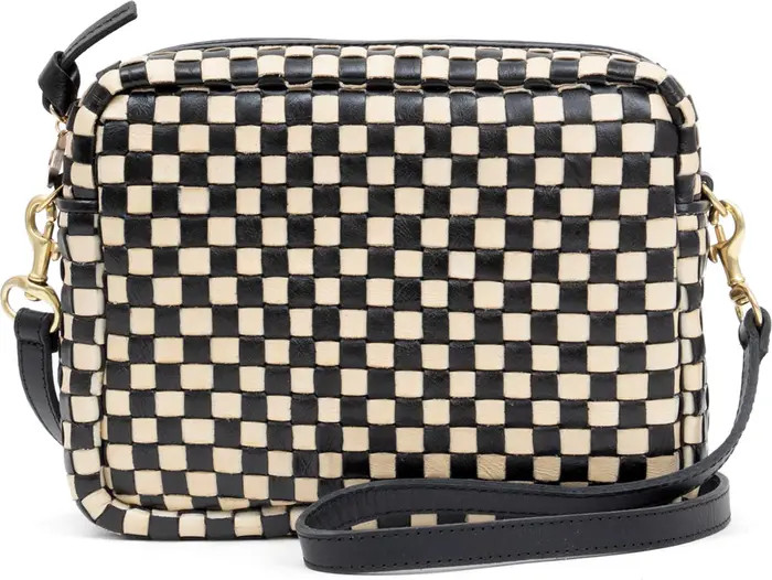 Clare V. Midi Sac Woven Leather Crossbody Bag | Nordstrom | Nordstrom