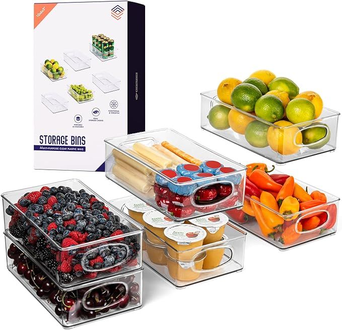 ClearSpace Plastic Pantry Organization and Storage Bins – Perfect Kitchen Organization or Bathr... | Amazon (US)