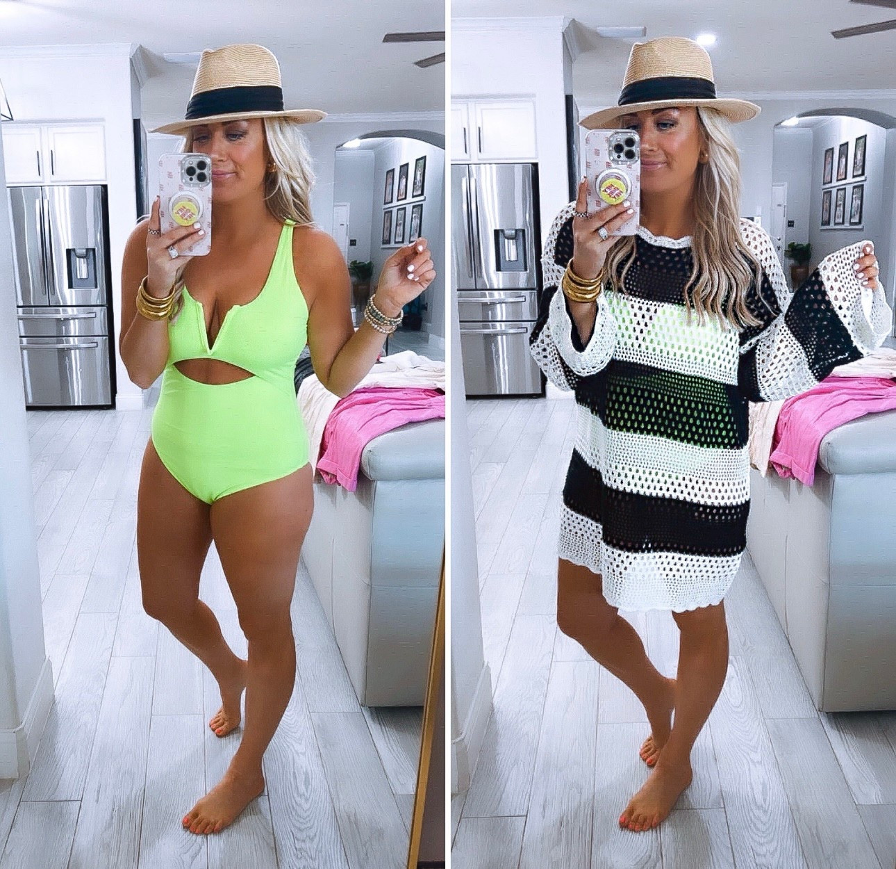 Amazon lime green cutout one piece swimsuit - size medium Striped crochet cover up - size down



#LTKSwim #LTKStyleTip #LTKSeasonal