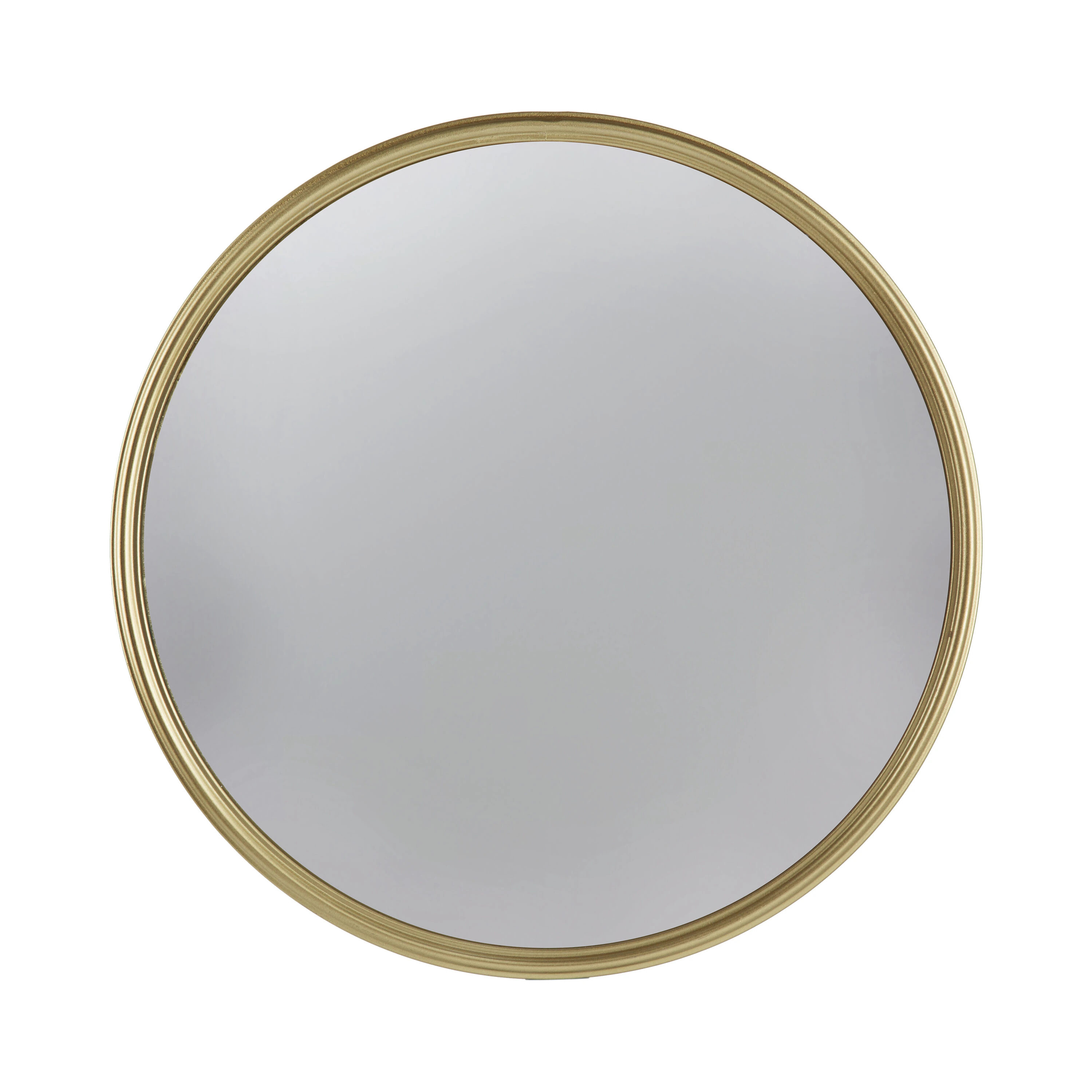 Flynama Convex Mirror 15-in W x 15-in H Round Gold Framed Wall Mirror one_size | G-8126760 | Lowe's