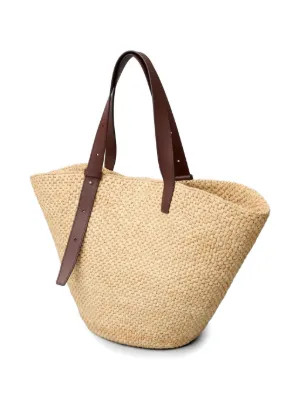 Lié Studio Large The Bianca Raffia Tote Bag | Neutrals | FARFETCH | Farfetch Global