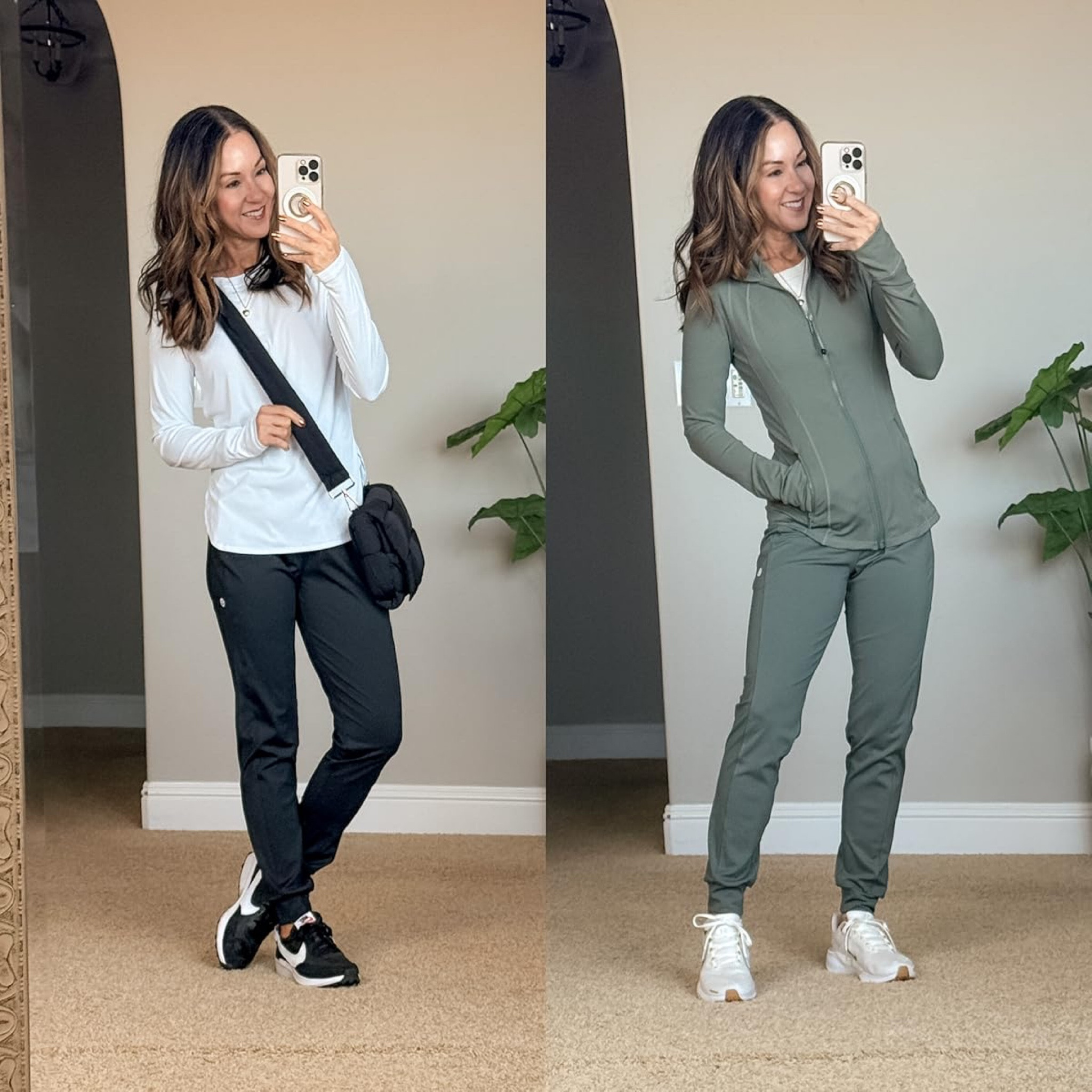 Fall Athleisure Outfit

For reference, I am 5’9”, 109lbs. I’m wearing an XS in the joggers, slim fit jacket and workout top - all TTS! 

Fall outfit inspo  Athleisure  Outfit Inspo  Joggers  Puffer purse  Nike shoes  Winter outfits  Trendy athlesiure  Green tops  Slim fit jacket  Women’s outfits  EverydayHolly

#LTKOver40 #LTKSeasonal #LTKStyleTip