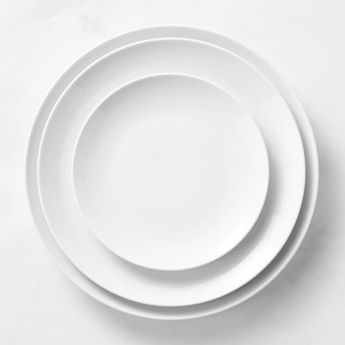 Pillivuyt Coupe Porcelain Dinner Plates | Williams-Sonoma