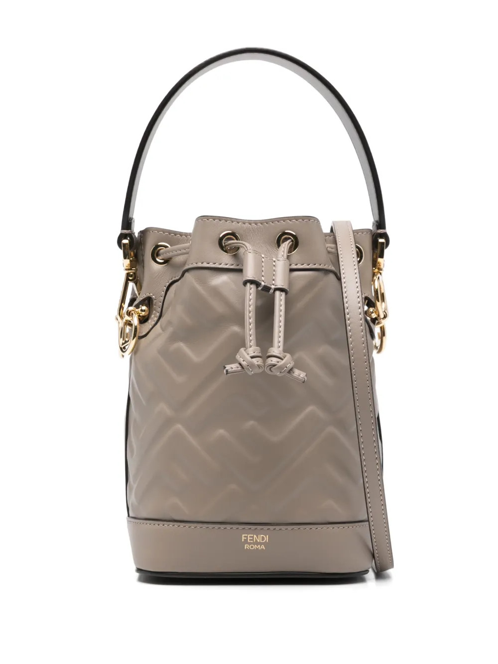 FENDI mini Mon Tresor bucket bag - Brown | Farfetch Global