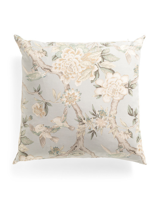 Made In Usa 22x22 Peruvian Fabric Feather Filled Pillow | TJ Maxx