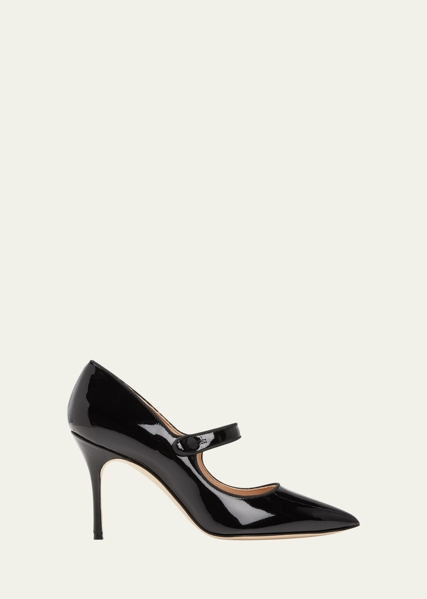 Manolo Blahnik Campari Patent Mary Jane Pumps | Bergdorf Goodman