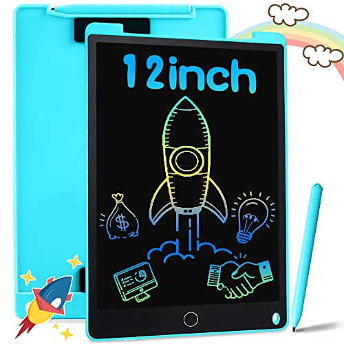 Toddler Toys 3 4 5 6 Year Old boy Birthday Gifts, LCD Writing Tablet for Kids 12 inch Autism Sensory Toys Travel Toys for Toddlers Sensory Toys for Autistic Children Toddler Travel Essentials | Amazon (US)