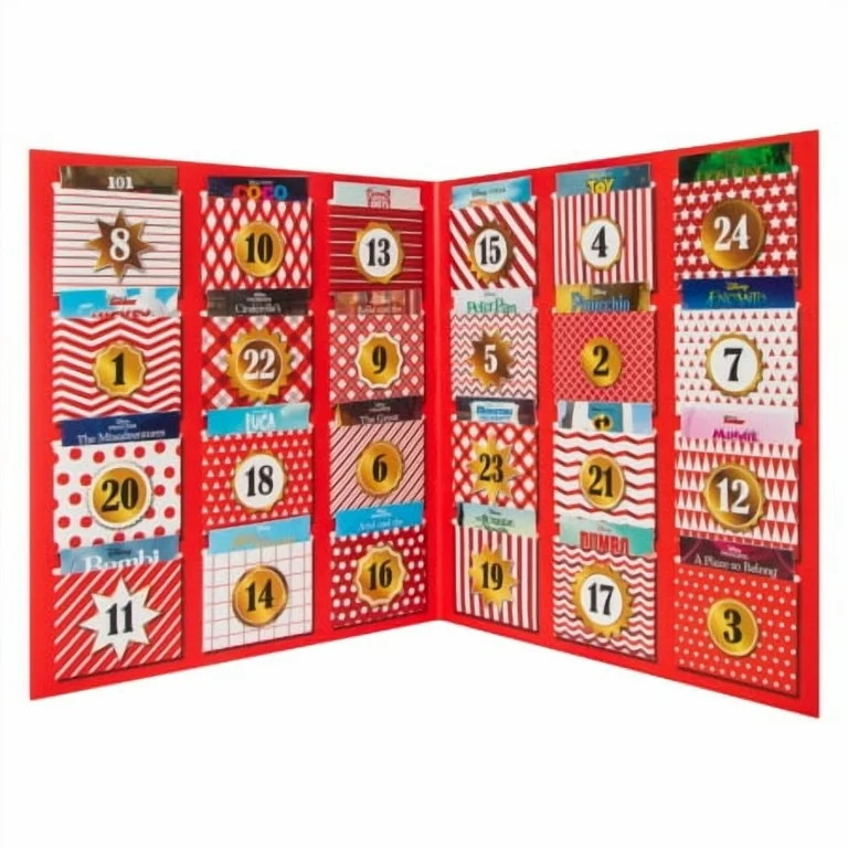 Disney Storybook Christmas Countdown Advent Calendar 24 Mini Disney Books | Walmart (US)