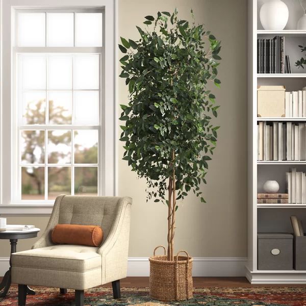 Artificial Ficus Tree in Planter | Wayfair North America