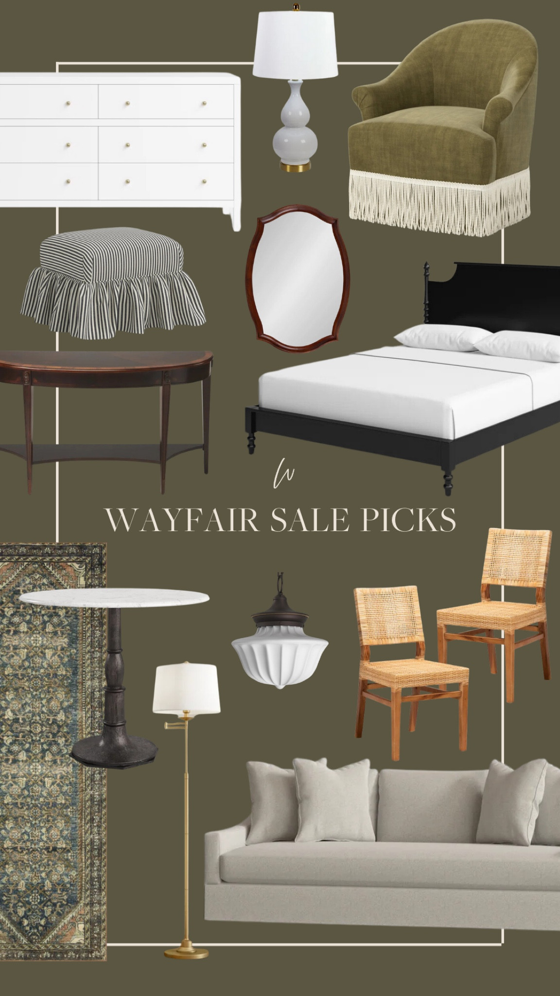 Wayfair’s Labor Day sale is still happening! There are so many timeless and beautiful pieces that are up to 70% off right now! Our new sofa and ottoman are included, our bed frame, table lamps and so many other beautiful finds. Last chance to shop! 

#LTKFallSale #LTKSaleAlert #LTKHome