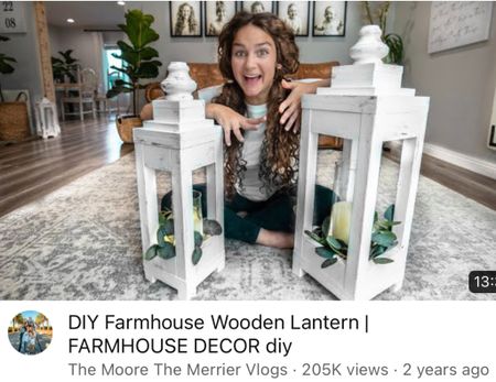 DIY farmhouse wooden lantern | farmhouse diy decor | project supplies 

#LTKfamily #LTKhome
