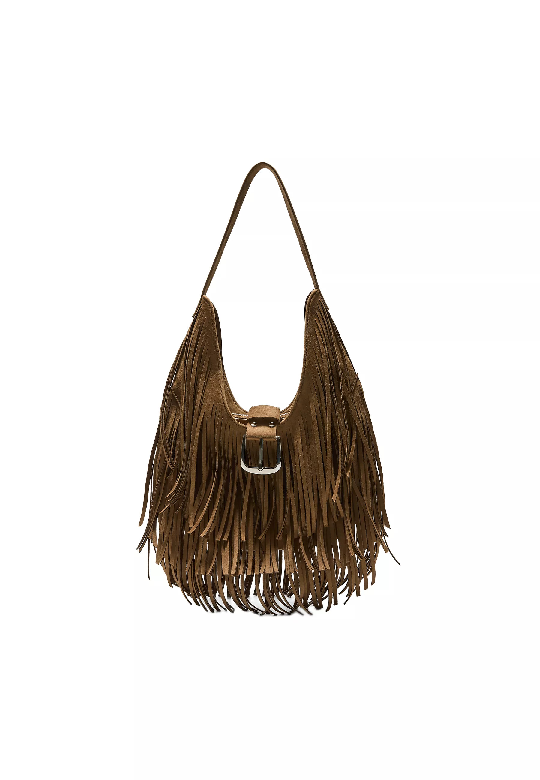 Sac porté épaule franges et boucle - Tout afficher femme | Stradivarius France | Stradivarius (FR)