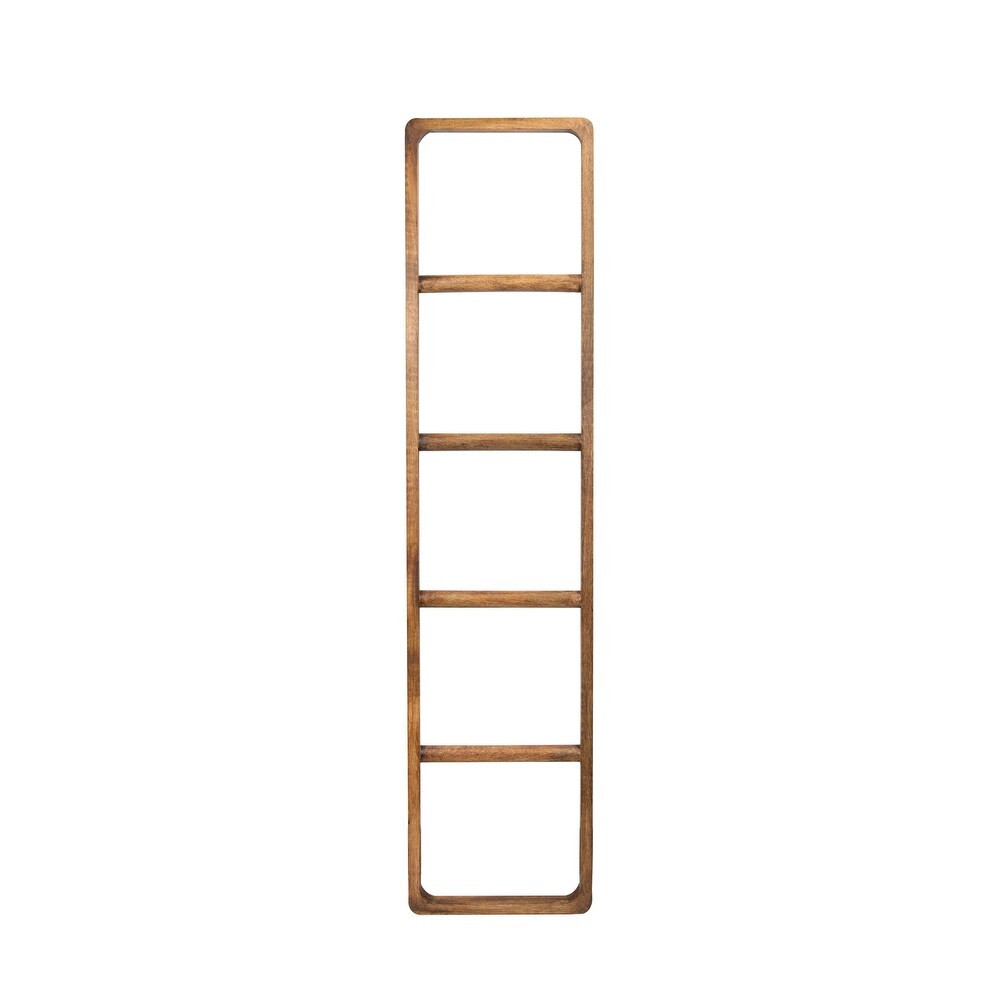 Foreside Home & Garden Mango Wood Blanket Ladder (Brown) | Bed Bath & Beyond