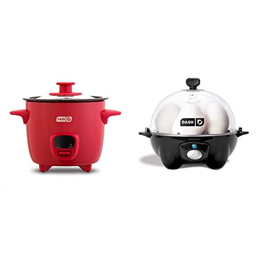 DASH Mini Rice Cooker and Rapid Egg Cooker Bundle | Prepare Rice, Grains, Eggs Easily | Amazon (US)