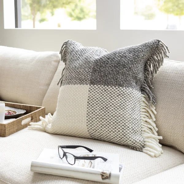 Cypress Cotton Blend / Wool Blend Throw Square Pillow | Wayfair North America