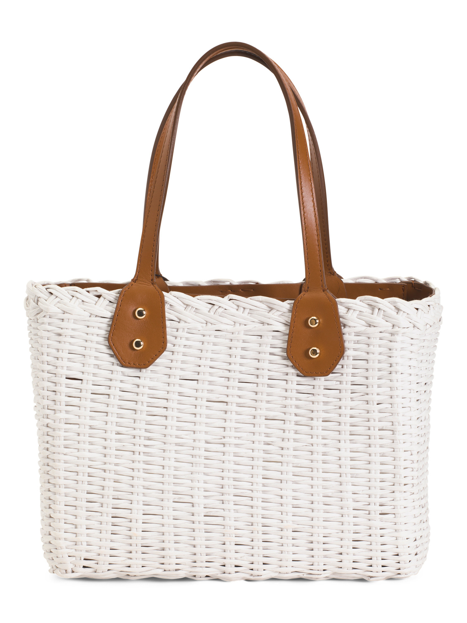 Made In Italy Straw Tote | TJ Maxx