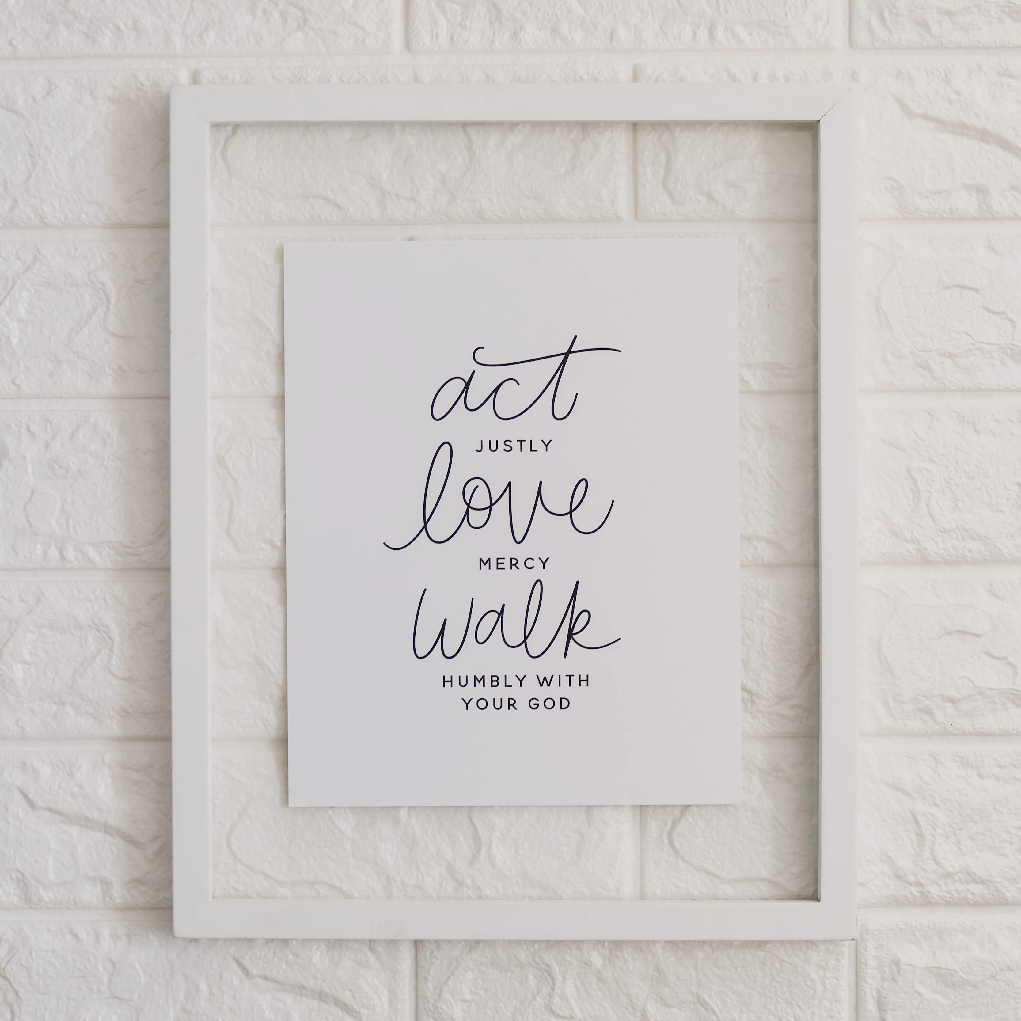 Act Justly Print | The Daily Grace Co.