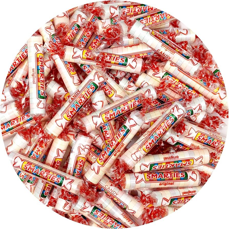 Smarties Candy Rolls, 1 Pound Bulk Bag (Approx. 60 pieces), Individually Wrapped Hard Candy | Amazon (US)