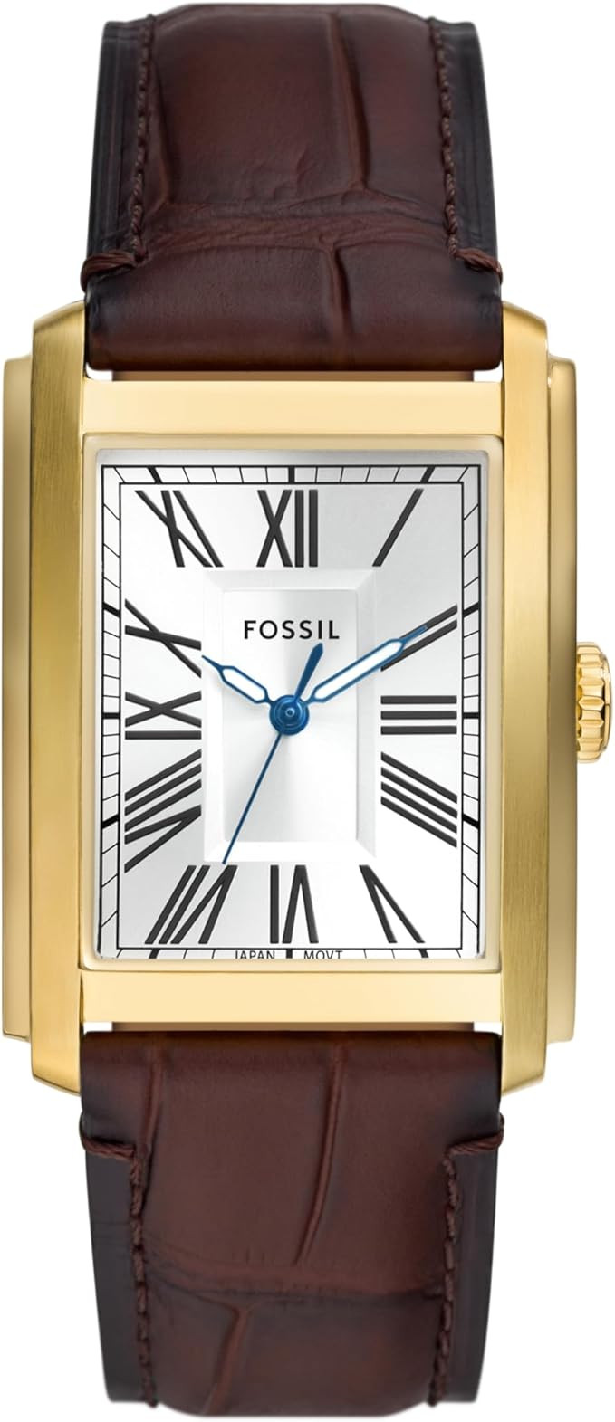 Fossil Men's Carraway Quartz Stainless Steel Three-Hand Watch | Amazon (US)