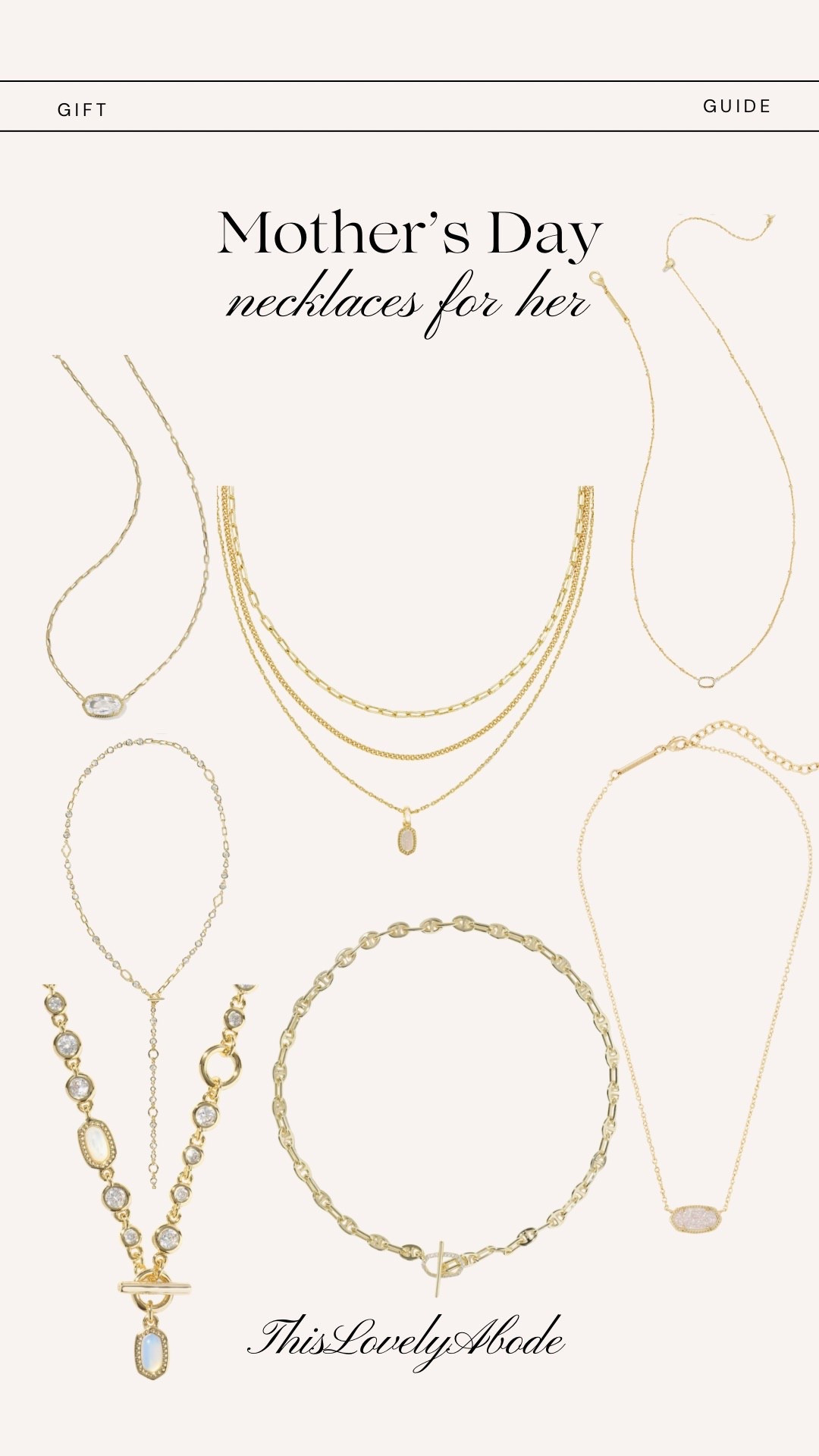 Mother’s Day gift idea. Dainty and statement necklaces. 
#necklaces #jewerly #giftguide #mothersday

#LTKMothersDay #LTKBeauty
