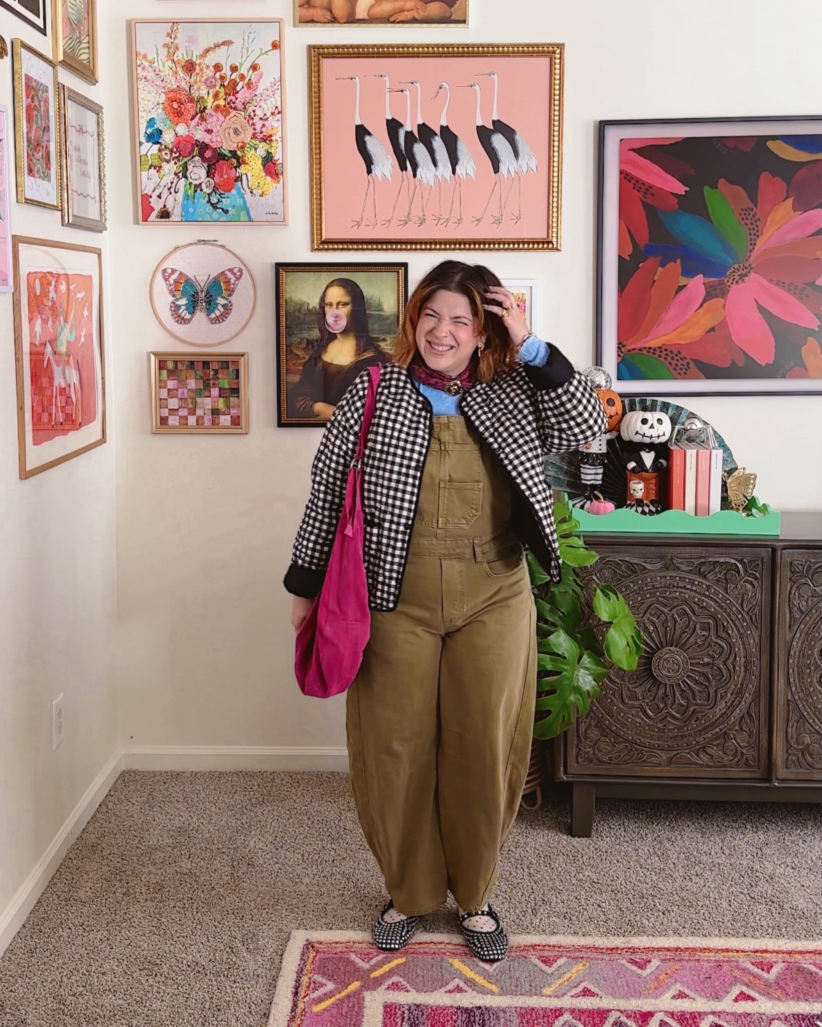 Size medium in these overalls for a more fitted look!

#LTKSeasonal #LTKStyleTip #LTKMidsize