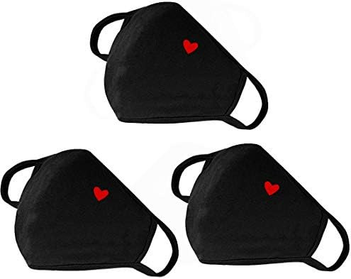 Fashion Cute Heart Face Protection with Adjustable Nose Bridge - Unisex Cloth Dustproof Mouth Pro... | Amazon (US)