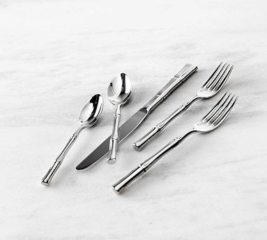 Open Box: Fortessa Royal Pacific Flatware, Set of 20 - Stainless Steel | Pottery Barn (US)