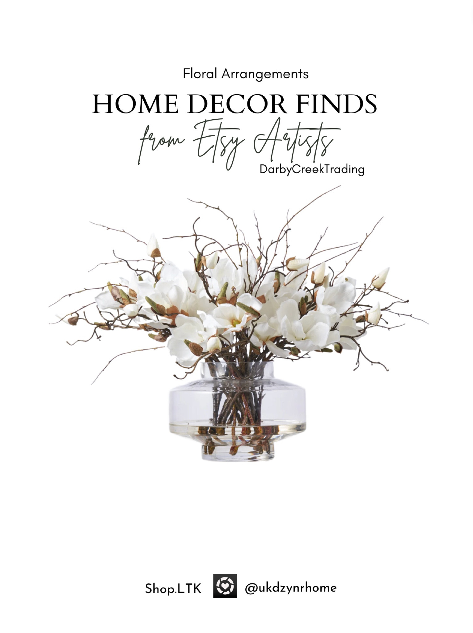 Floral Arrangement’s from Etsy Artists

Magnolia Floral Arrangements 
Home decor


#LTKGiftGuide #LTKhome