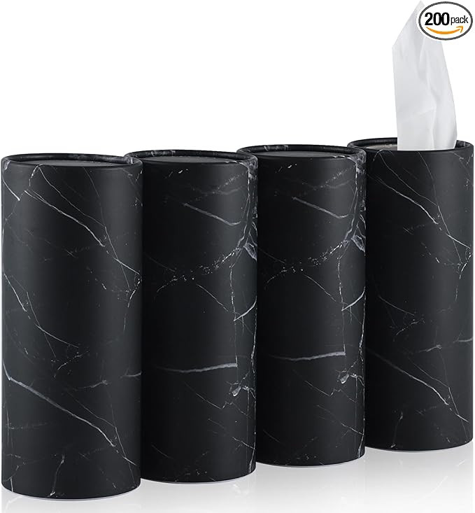 SINGARO Tissue Holder, 4 Pack Car Cup Holder Facial Tissues with Travel Tissue Bag, Quick and Con... | Amazon (US)