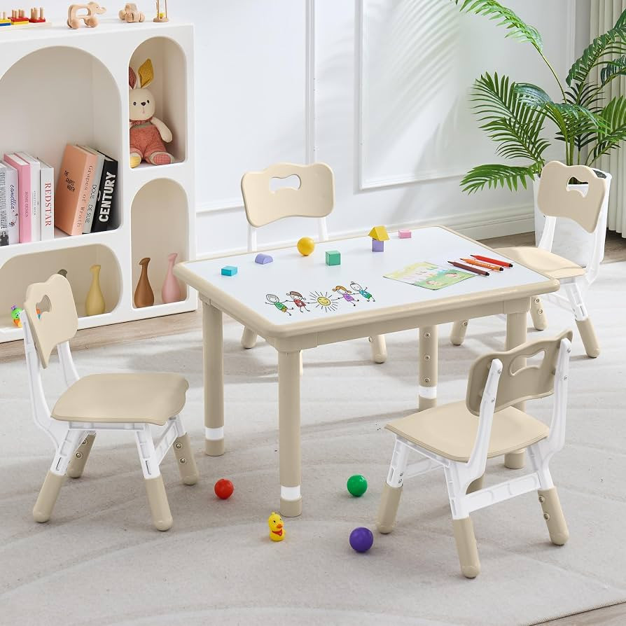 Rango ampliado de alturas ajustables: En comparación con otras mesas infantiles similares, nuest... | Amazon (US)
