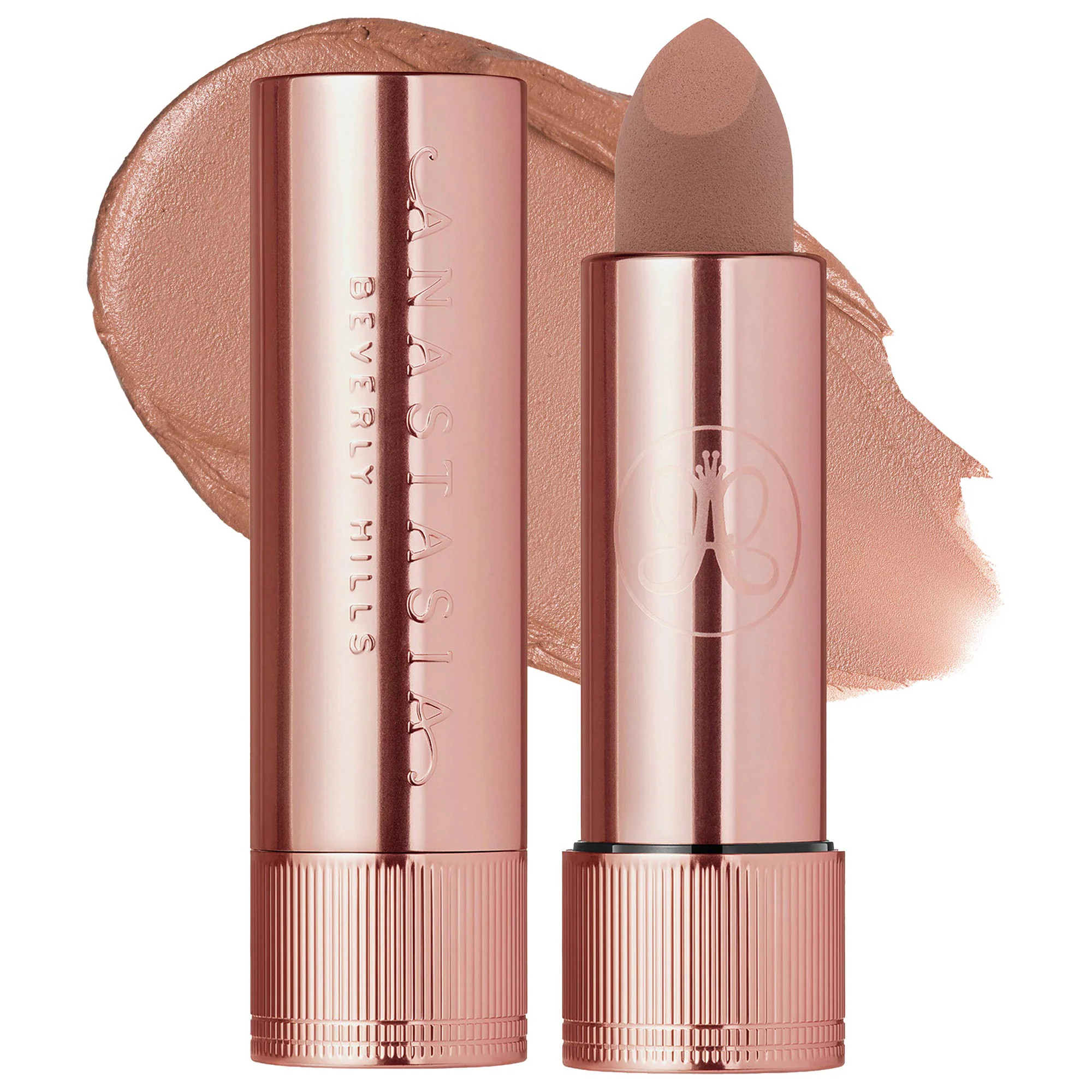 Anastasia Beverly Hills Full-Pigment Matte & Satin Velvet Lipstick Hazelnut 0.10 oz/3 g | Sephora (US)