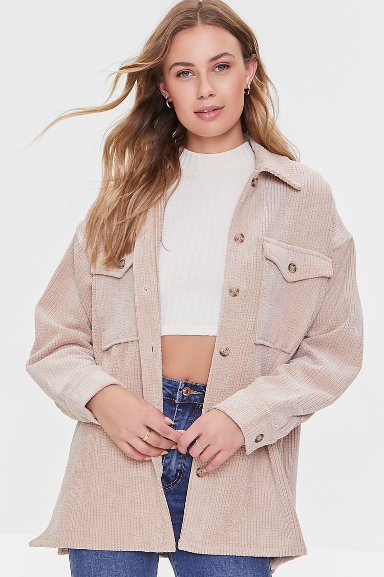 Textured High-Low Shacket | Forever 21 (US)