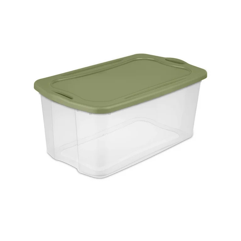 Sterilite EZ Carry 120 Quart Extra-Large Storage Bin, Clear Plastic Storage Container with Full-G... | Walmart (US)
