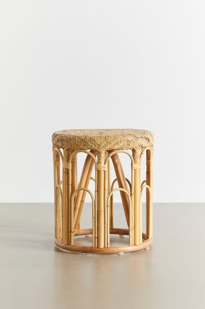 Lulu Rattan Side Table | Urban Outfitters | Urban Outfitters (US and RoW)