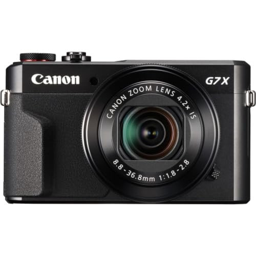 Canon PowerShot Digital Camera [G7 X Mark II] with Wi-Fi & NFC, LCD Screen, and 1-inch Sensor - Black, 100-1066C001 | Amazon (US)