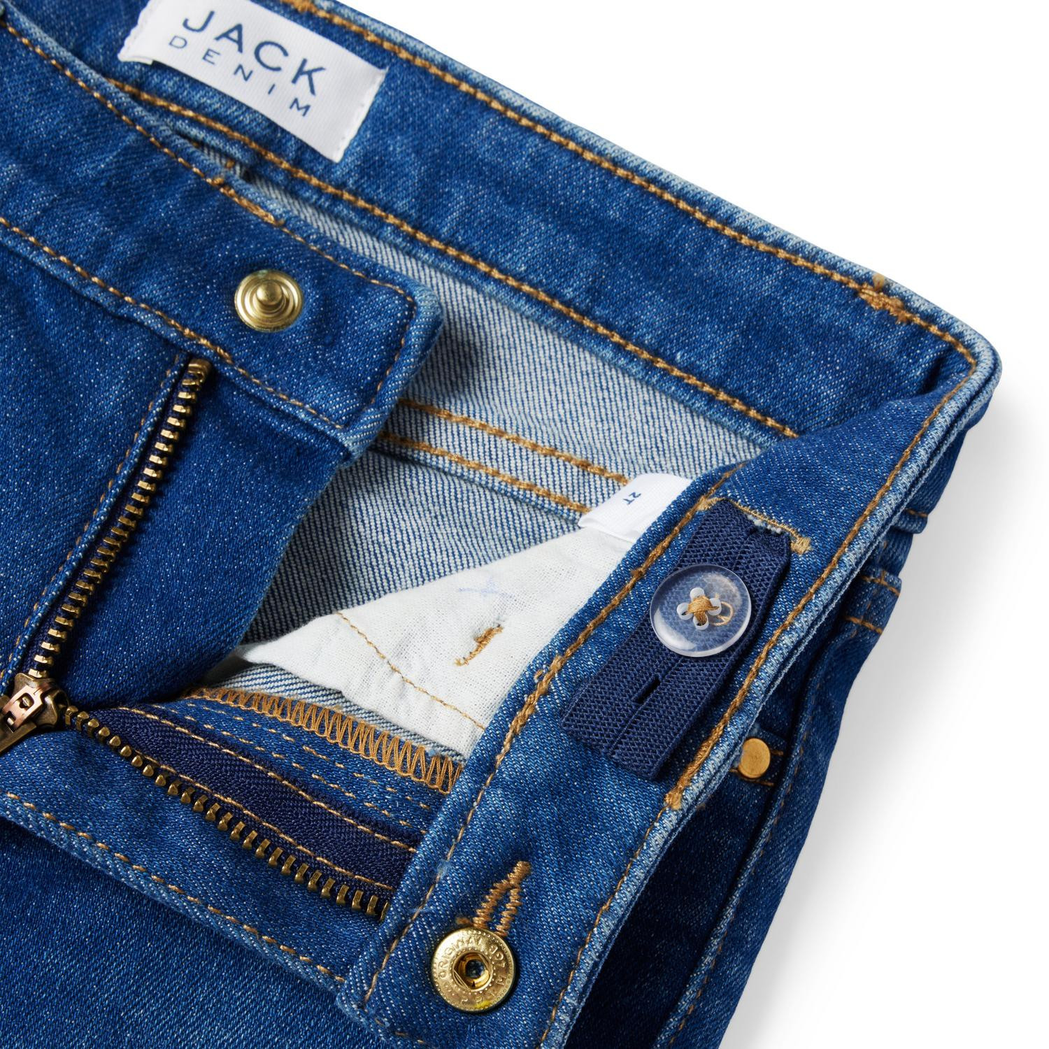 Skinny Jean In Ocean Faded Wash | Janie and Jack